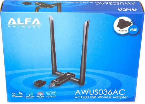 ALFA Network Alfa AC1200 Dual-Band USB Wi-Fi Adapter - India | Ubuy