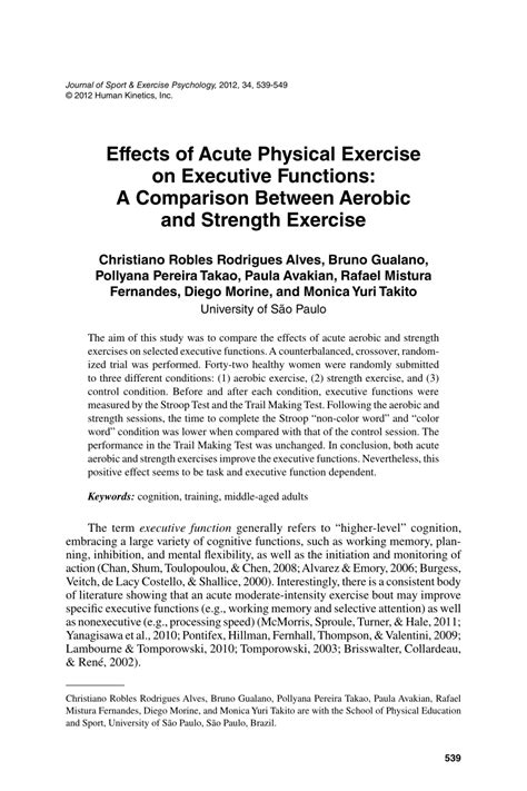 High Intensity Aerobic Exercise 的图像结果