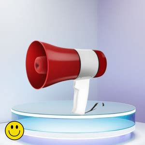 Clairbell Megaphone with USB Charging, Siren Speaker and 50 Watt High ...