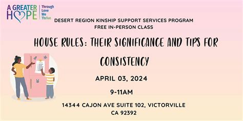 FREE Class! House Rules Class: Creating Consistent Harmony at Home ...