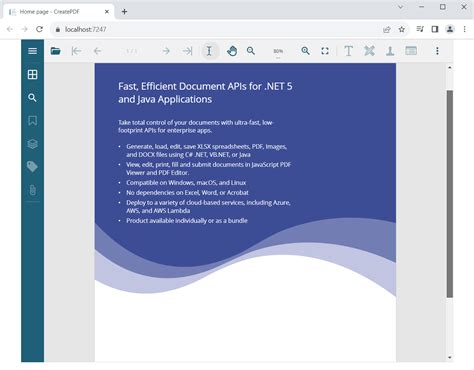 Upload PDF ASP.NET Core 的图像结果
