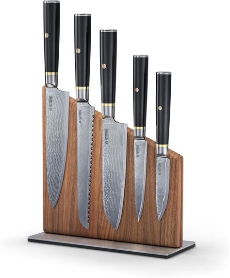 Amazon.com: KEEMAKE Kitchen Knife Block Set - Knives Block with 7pcs ...