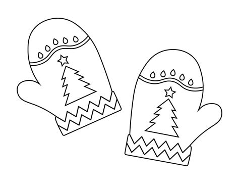 Image result for Paper Mitten Pattern