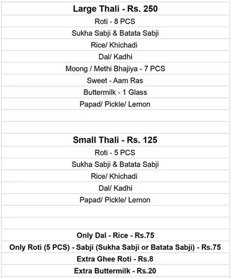 Menu at Sagar Dining Hall, Mumbai, 1st Floor