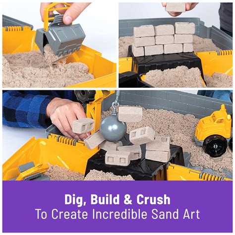 Mua Construction Site Folding Sandbox with Toy Truck, 2lbs Play Sand ...