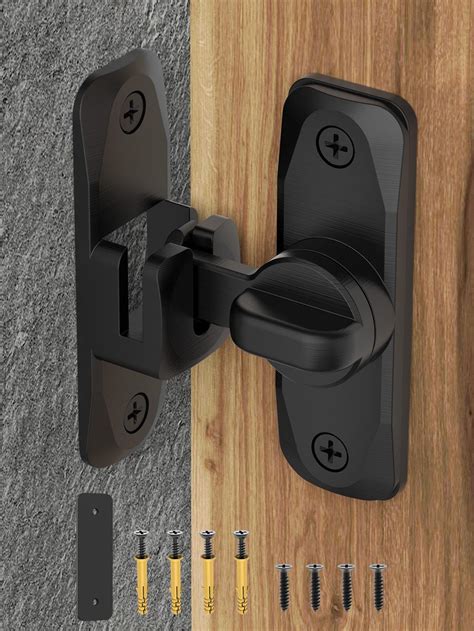 90/180 Degree Flip Barn Door Lock, Protect Privacy – Security Door ...