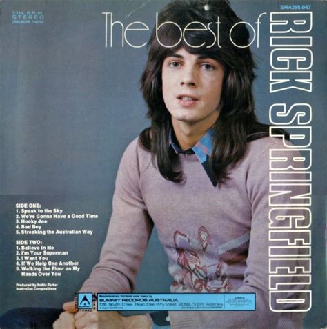 Image result for Rick Spring Springfield Songs