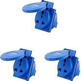 LEYDEN® 2P+E, 16A, 220VAC, Industrial Panel Socket With Plug IP44 ...