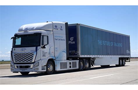 Hyundai Motor and Plus unveil first Level 4 autonomous fuel cell ...