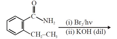 The major product of the following reaction is