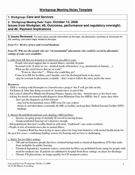 Meeting Notes Recap Template 的图像结果