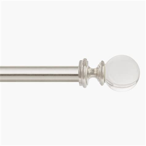 Buy DECO WINDOW Fashion Silver Solid Iron Extendable Iron Rod - 162 cm ...