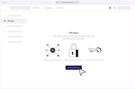 Generate your API Keys