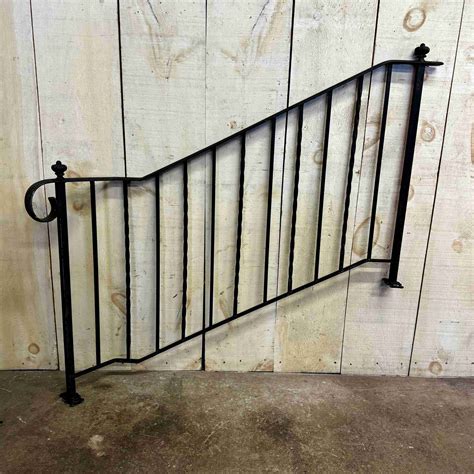 Pair of Iron Stair Handrails - Historic House Salvage