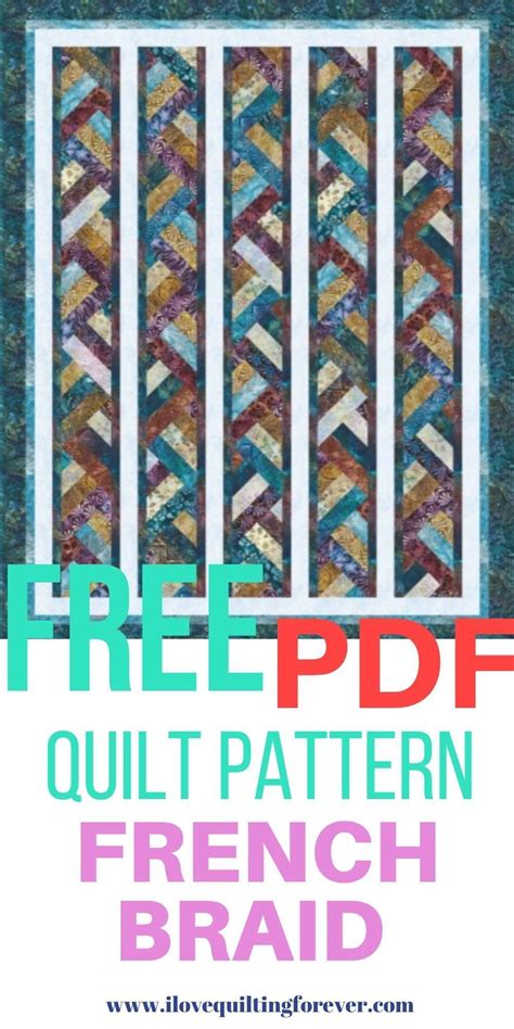 Image result for French Braid Quilt Pattern