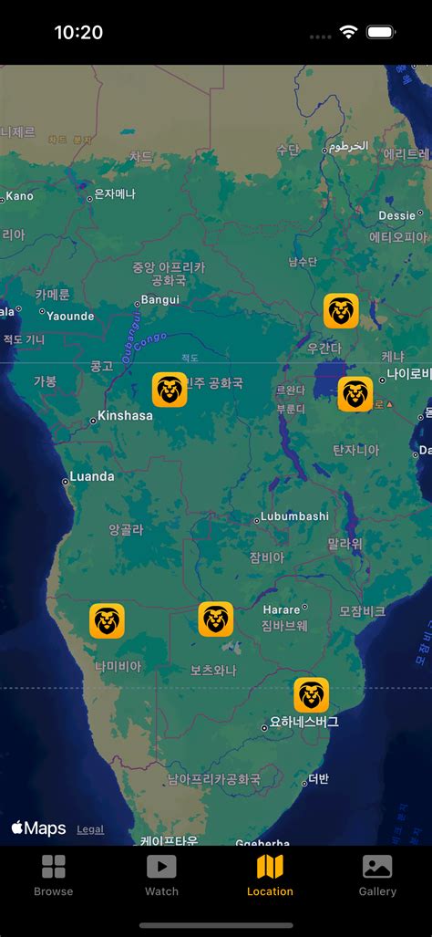 Xcode MapKit 的图像结果