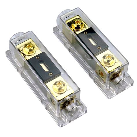 ZOOKOTO 0/2/4 Gauge AWG ANL Fuse Block 250A Inline ANL Fuse Holder with ...
