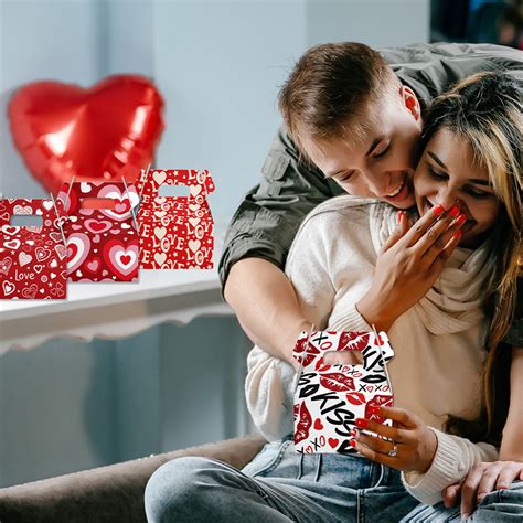 Dserhfy Valentines Day Gift Boxes Cardboard Bakery Treat Boxes Love ...