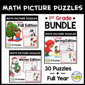 Image result for Math Puzzles 1st Grade