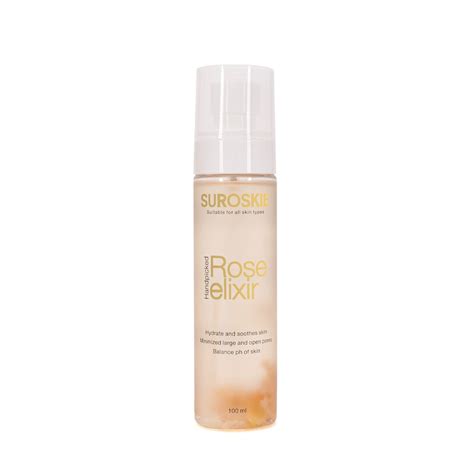 Rose Petals & Elixir Face Spray - Rose Water Face Mist – Suroskie