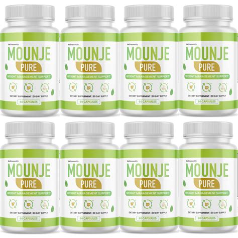 Mounje Pure Weight Loss Capsules, MounjePure Metabolism Booster - 8 Bo ...