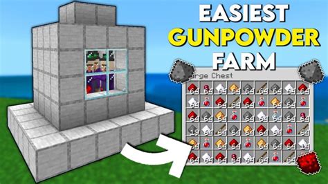 Image result for Minecraft Gunpowder Farm Tutorial
