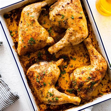 Juicy Baked Chicken Leg Quarters Recipe