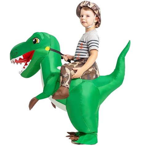 GOOSH 48'' Inflatable Dinosaur Suit for Kids | Fun Halloween/Cosplay ...