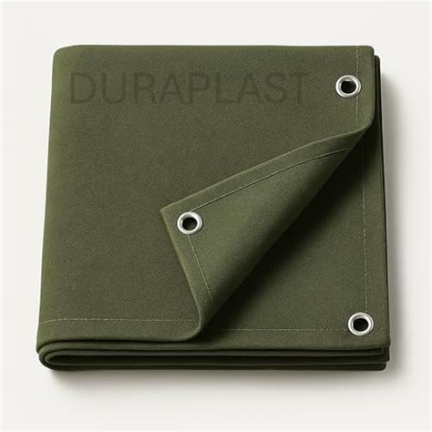 Heavy Duty Canvas Tarps, Waterproof Tarpaulin 700 GSM UV Resistant ...