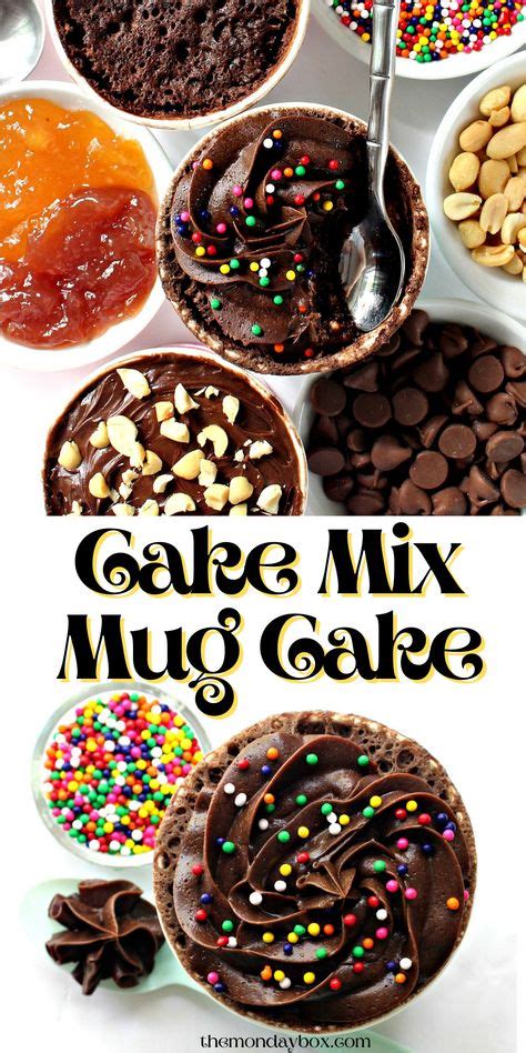 Image result for Simple Mug Cake Using Box Cake Mix