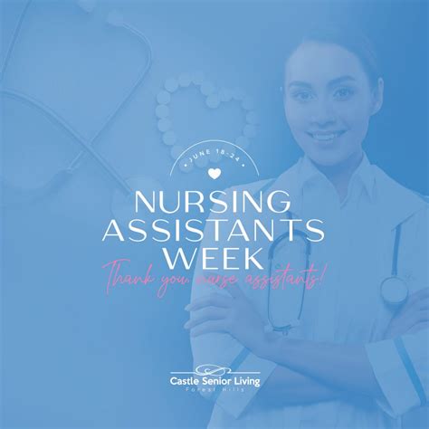 Recognizing National Nursing Assistant Week - Castle Senior Living at ...