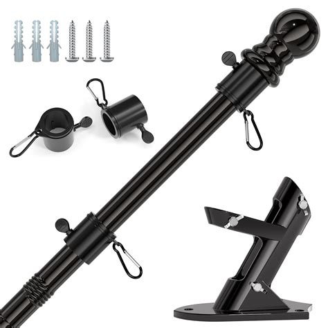 Buy DAKEPOLE Pole Kit, 6FT Pole for House with Holder Bracket Wall ed ...