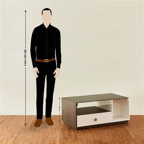 Buy Spectra Brown Compressed Wood Coffee Table from Home Centre at just ...