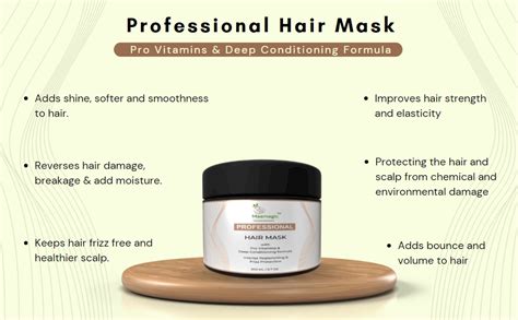 MaaMagic Nourishing Hair Mask For Frizz-Free Hair with pro vitamins ...