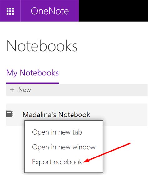 Image result for How to Export a OneNote Notebook