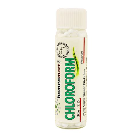 Buy Chloroformum Homeopathy 2 Dram Pellets 6C, 30C, 200C, 1M – Homeomart