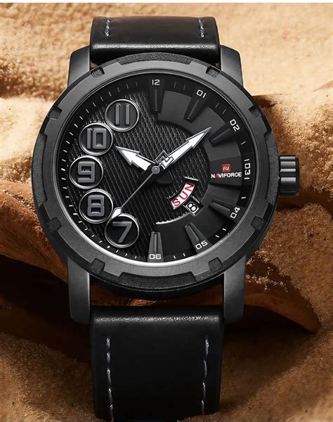 Naviforce Men's Analog Watch - NF9063 Naviforce Date/Day Function ...
