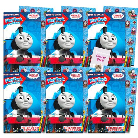 Thomas and Friends Ultimate Party Favors Packs -- 6 Sets with Stickers ...