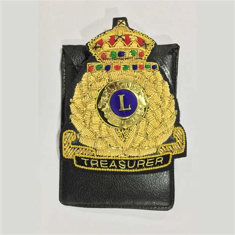 Lions Clubs International Treasurer Badge