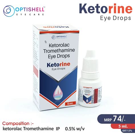 Ketorine Eye Drop (Ketorolac 0.5% w/v)