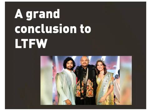 A grand conclusion to Lucknow Times Fashion Week