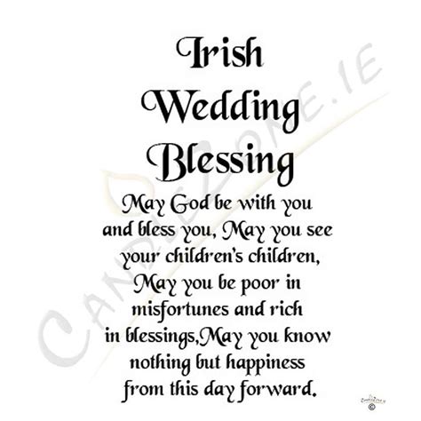 Irish Wedding Blessing