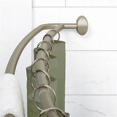 Shower Curtains Rods Curved by Zenna Home E35604hb Neverrust Aluminum Curved Shower Curtains Rods Curved