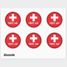 First Aid STICKER | Zazzle