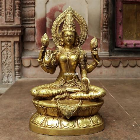 Lakshmi Brass Statue for Your Home | Divine Beauty – Craftsview