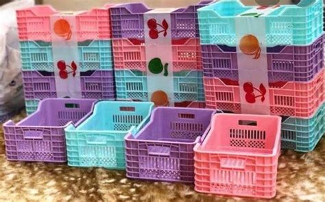 Image result for Stackable Plastic Baskets