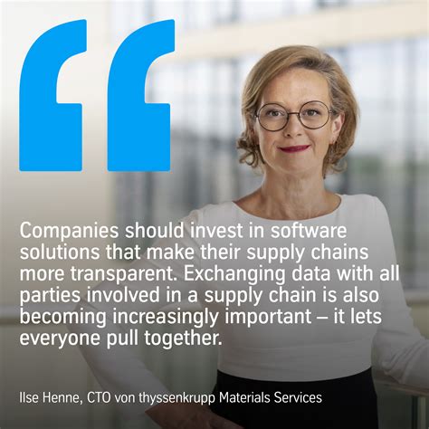 Statement Ilse Henne: Supply Chain Day 2023, thyssenkrupp Materials ...