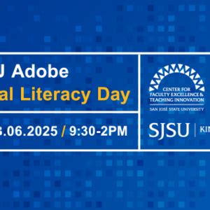 SJSU Adobe Digital Literacy Day 2025 - SJSU Events Calendar