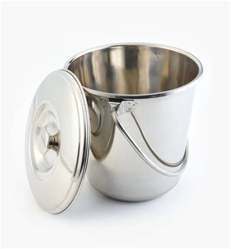 Stainless Steel Kitchen Garbage Pails at Jett Embling blog