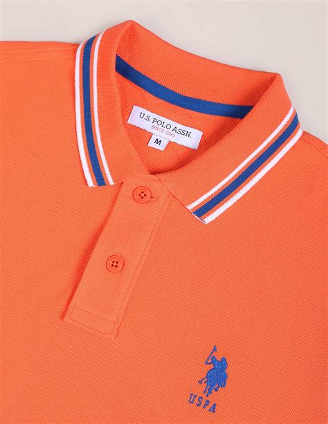 Tipped Collar Slim Fit Polo Shirt – U.S. Polo Assn. India